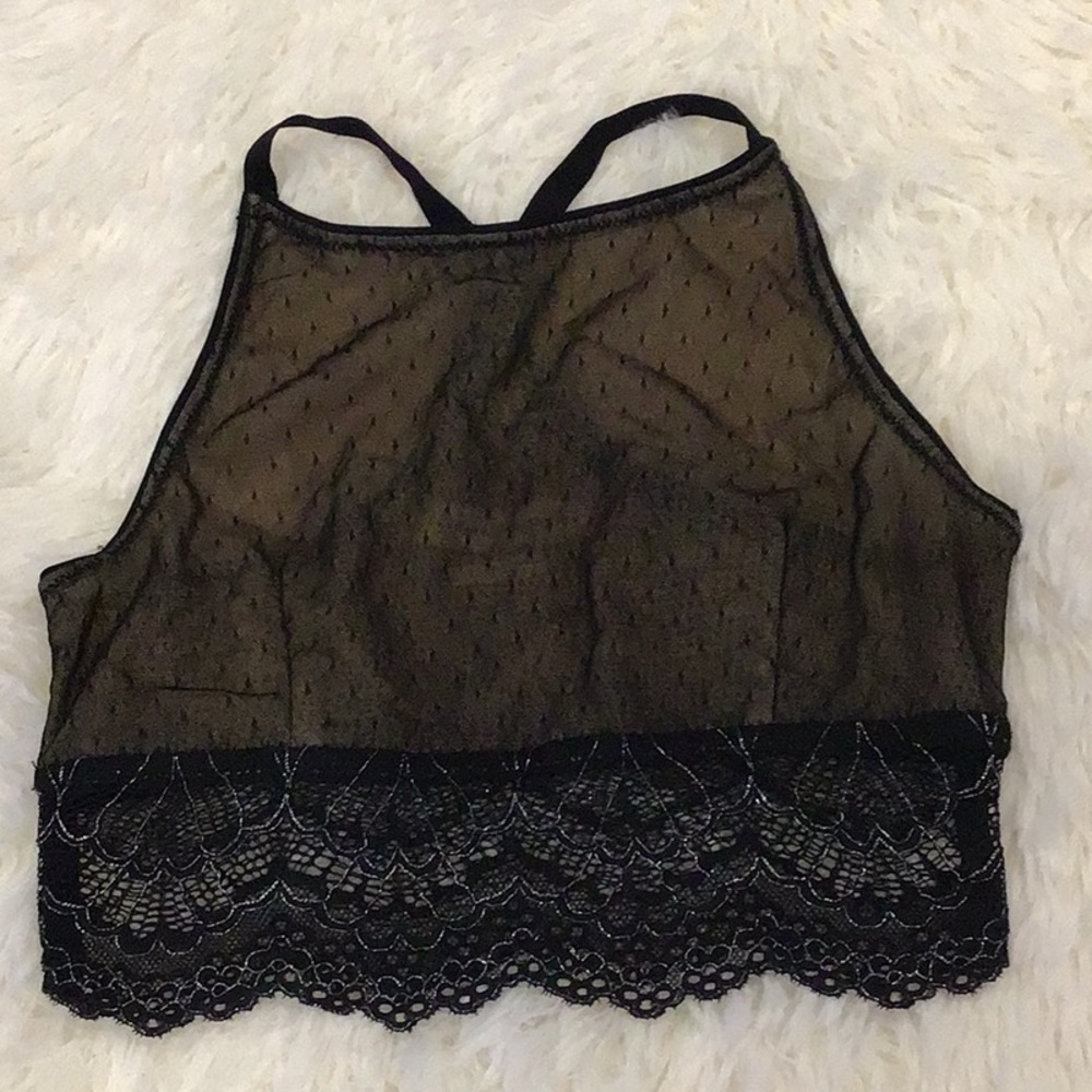 UO | Out from Under Madalynne Brahmi Black Lace Boho Beach